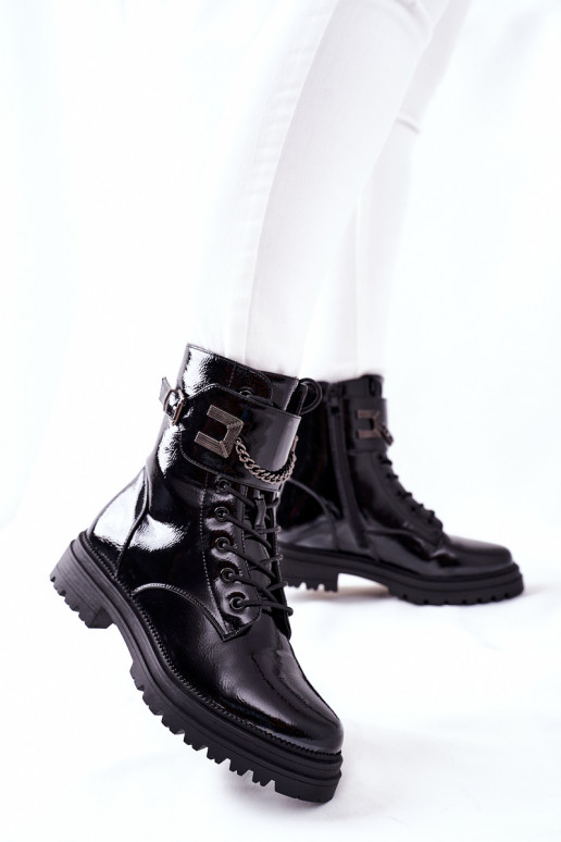 Femminile riscaldamento Stivaletti da lavoro colore nero Vanquish