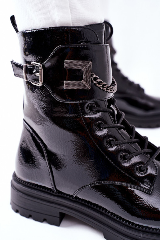 Femminile riscaldamento Stivaletti da lavoro colore nero Vanquish