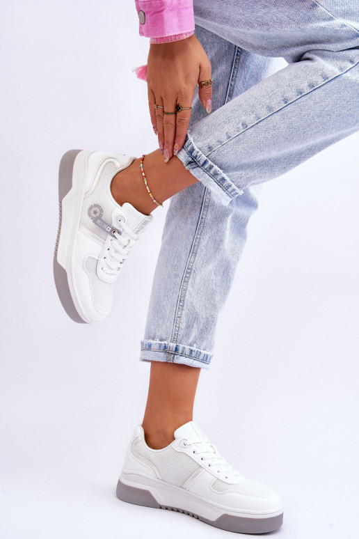 Scarpe da ginnastica classiche Memory Foam System Big Star LL274A024 Colore bianco