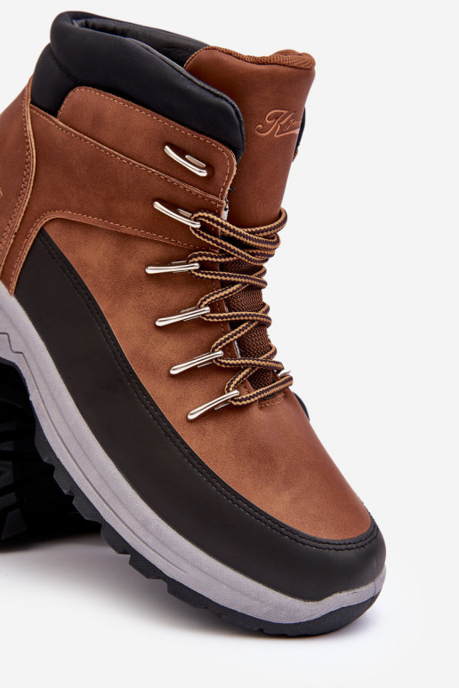 per uomo scarponi da trekking scarpe colore marrone Deveraena