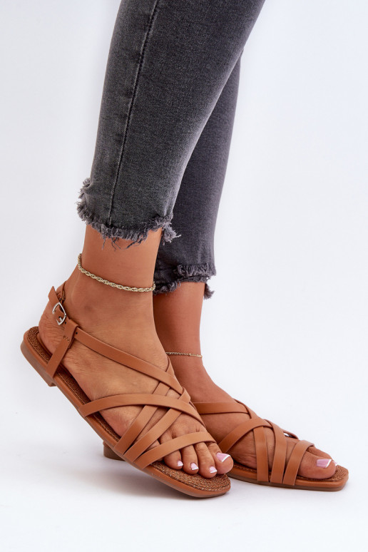 Sandali bassi da donna Big Star NN274013 colore marrone