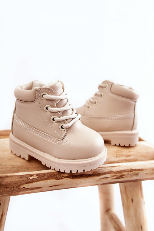 Caldi stivali per bambini colore avorio Dexter