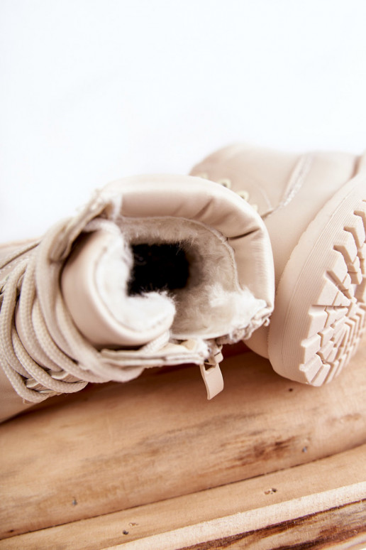 Caldi stivali per bambini colore avorio Dexter