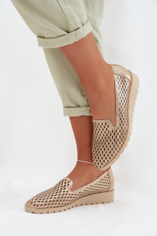 con elementi traforati scarpe Femminile colore dorato Flariette