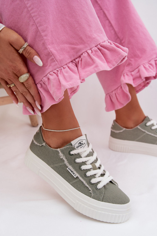 Scarpe per il tempo libero con una piattaforma O`NEILL SPINNA C INOMEN LOIN 90261009.05Z colore verde