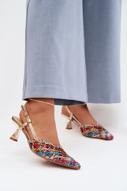 sandali fantasia Femminile con i tacchi Colori differenti Selinae