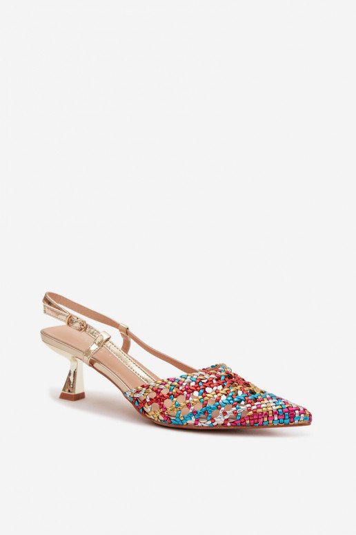 sandali fantasia Femminile con i tacchi Colori differenti Selinae