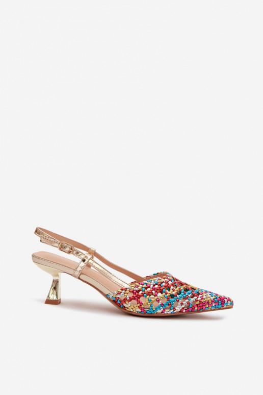 sandali fantasia Femminile con i tacchi Colori differenti Selinae