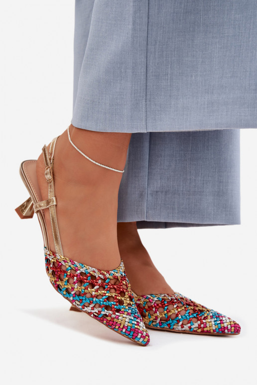 sandali fantasia Femminile con i tacchi Colori differenti Selinae