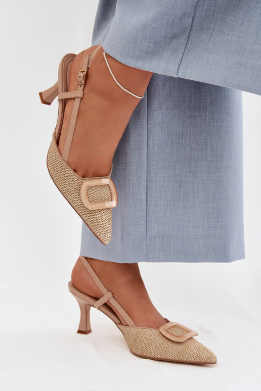 Sandali da donna con i tacchi Con decorazioni Elemento Nude Eslina