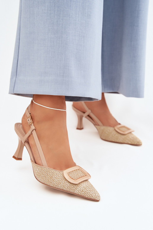 Sandali da donna con i tacchi Con decorazioni Elemento Nude Eslina