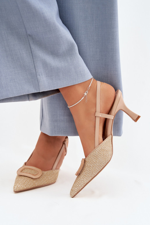 Sandali da donna con i tacchi Con decorazioni Elemento Nude Eslina