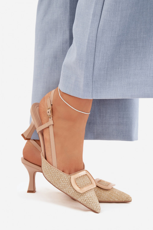 Sandali da donna con i tacchi Con decorazioni Elemento Nude Eslina