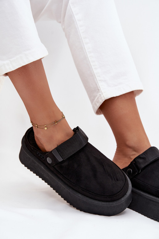 Stivali da neve Femminile con una piattaformacon chiusura adesivaem colore nero Jorielle