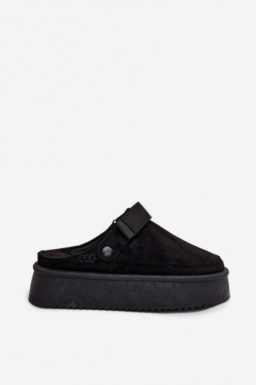 Stivali da neve Femminile con una piattaformacon chiusura adesivaem colore nero Jorielle