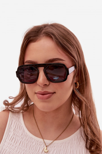 Occhiali da sole da donna neri con filtro UV 2