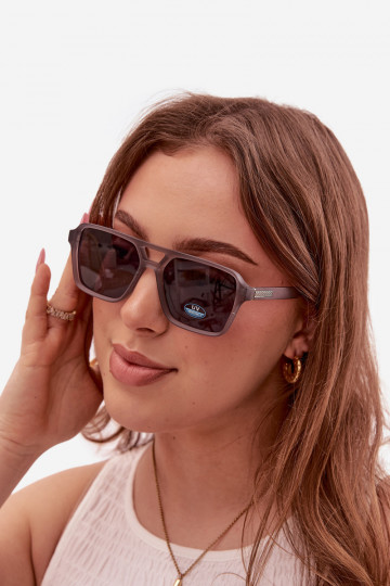 Occhiali da sole Femminile Ze color argentom Detalem colore grigio 2