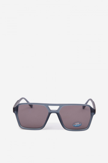 Occhiali da sole Femminile Ze color argentom Detalem blu-colore grigio 2