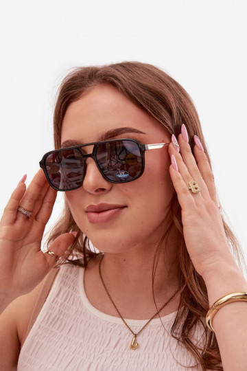 Occhiali da sole FemminileFiltrem UV colore nero 2