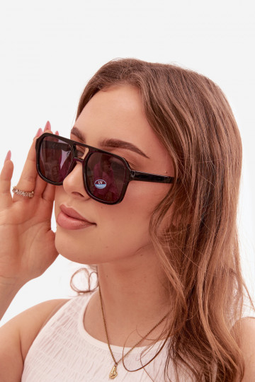 Occhiali da sole Femminile Nero e-colore blu 2