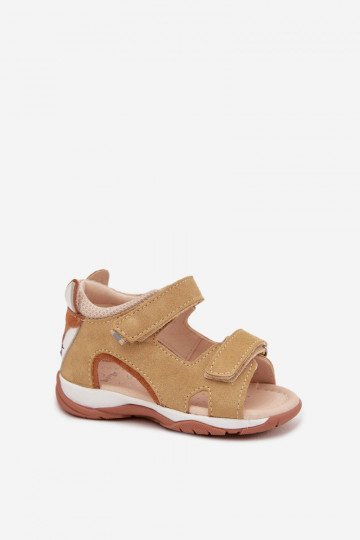 Sandali per bambini con suola piatta Bartek 8441163 color sabbia