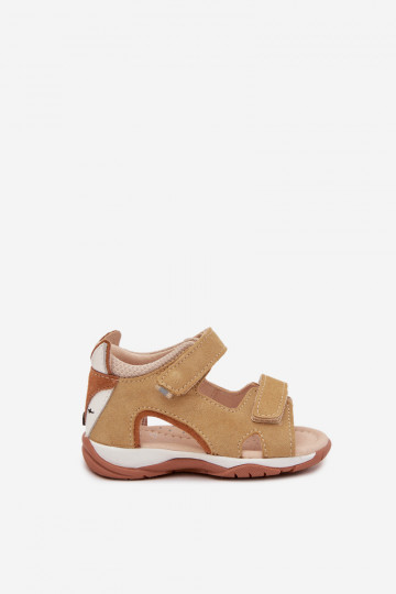 Sandali per bambini con suola piatta Bartek 8441163 color sabbia 2