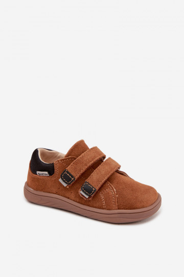 Scarpe in pelle Barefoot per bambini Bartek 8600363 color marrone