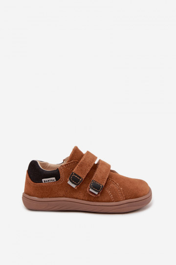 Scarpe in pelle Barefoot per bambini Bartek 8600363 color marrone 2