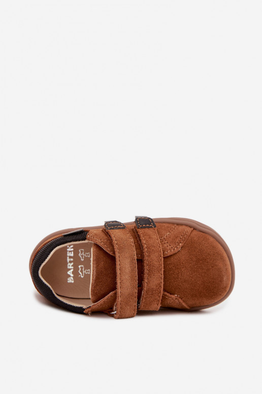 Pelle scarpe Barefoot Infantile Bartek 8600363 colore marrone