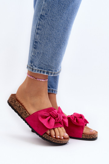 Femminile Pantofolecon nastri colore rosa Ezephira 2