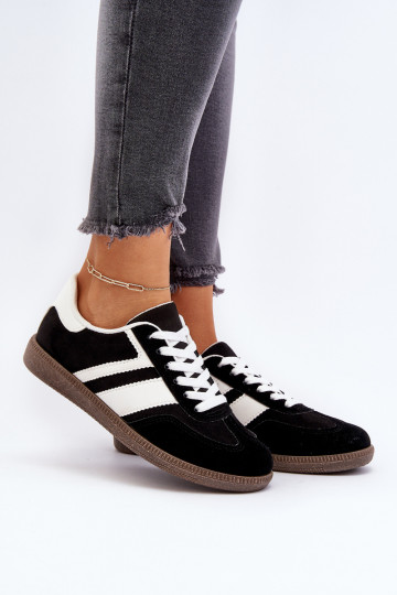 Basso per le donne Scarpe modello sneakers scarpe da ginnastica colore nero Eudiopis 2