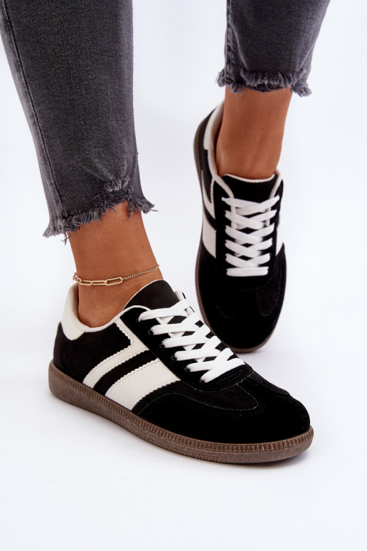 Basso per le donne Scarpe modello sneakers scarpe da ginnastica colore nero Eudiopis