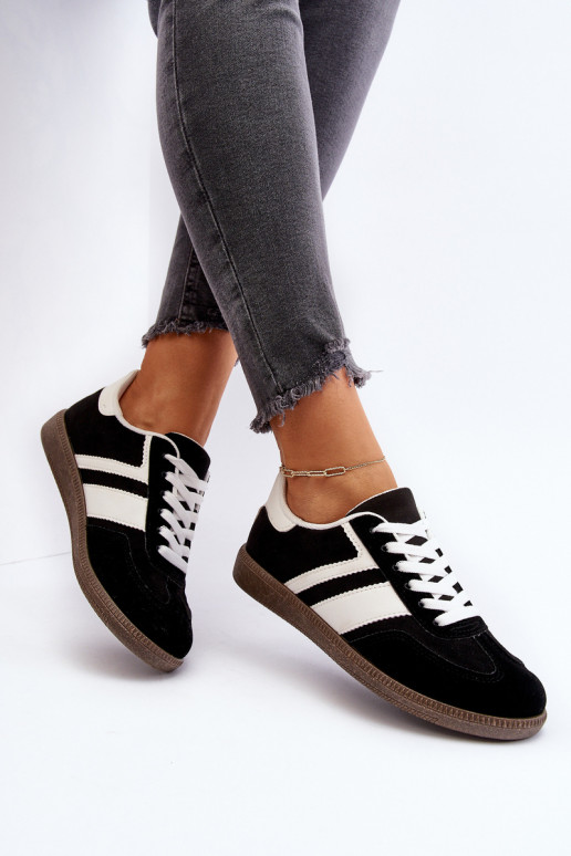 Basso per le donne Scarpe modello sneakers scarpe da ginnastica colore nero Eudiopis