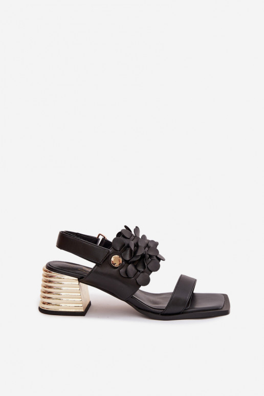 Pelle Sandali col tacco alto D&A CR61-3062 colore nero