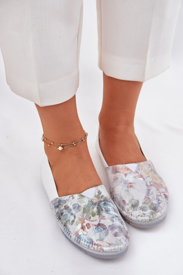 Ballerine con scritti Deveciejka T1930-38 Colore bianco 2