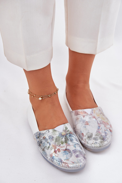 Ballerine con scritti Deveciejka T1930-38 Colore bianco