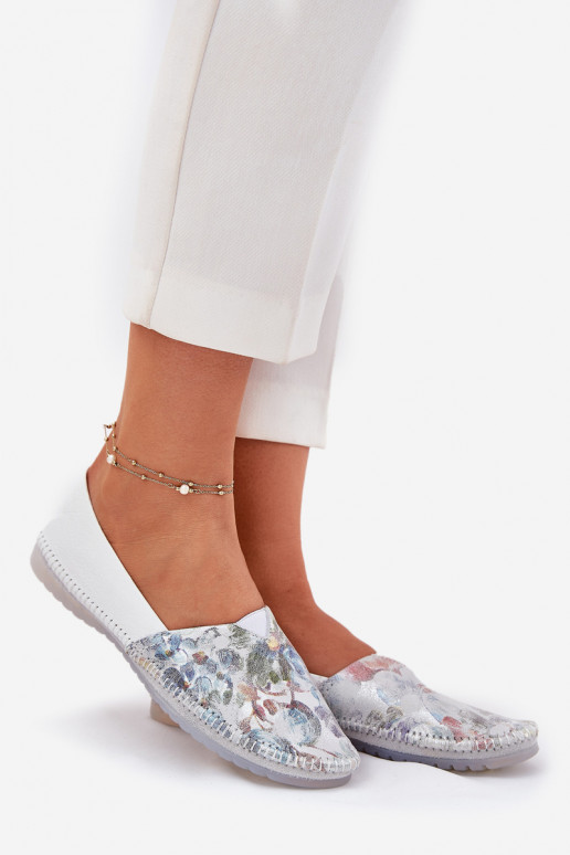 Ballerine con scritti Deveciejka T1930-38 Colore bianco