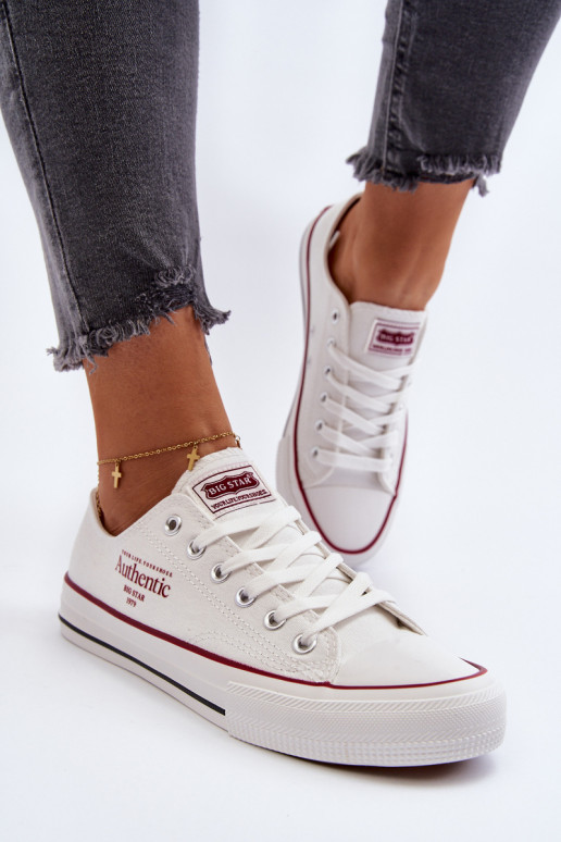 Scarpe da donna Big Star NN274235 bianche