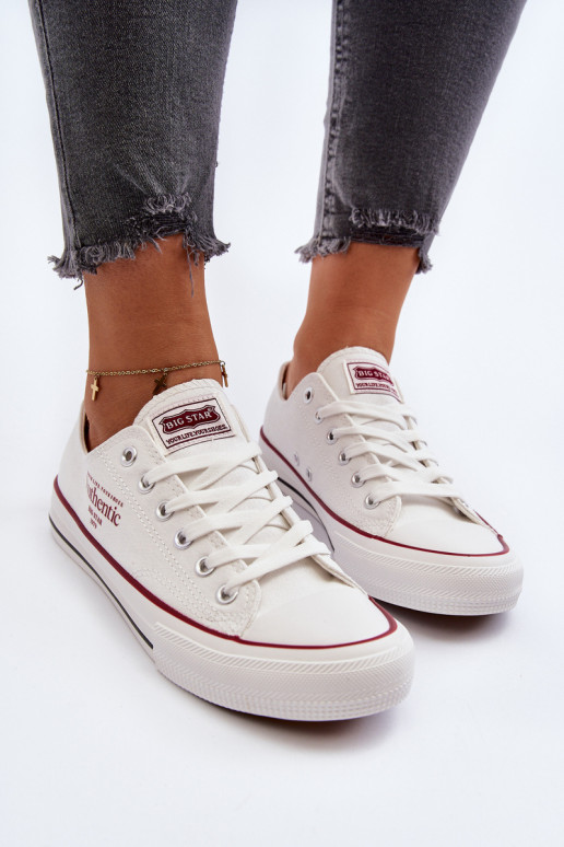 Scarpe da donna Big Star NN274235 bianche