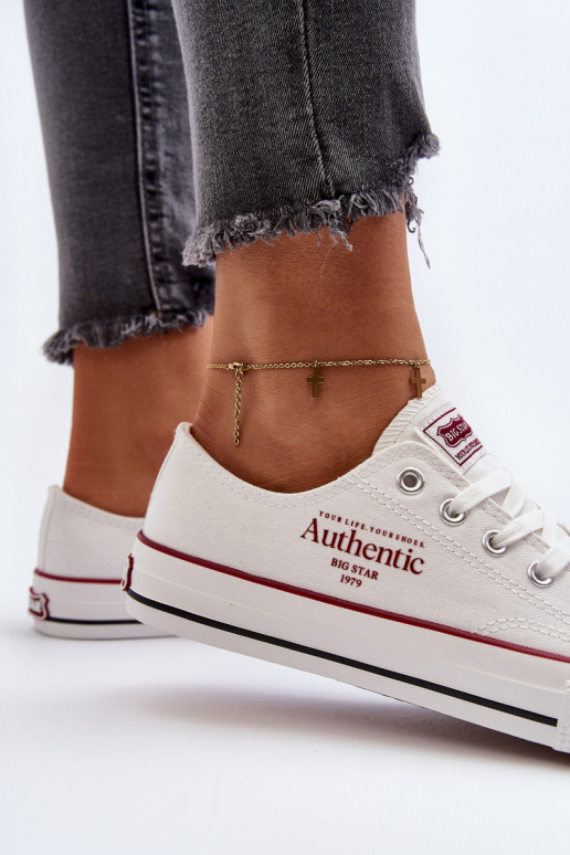 Scarpe da donna Big Star NN274235 bianche