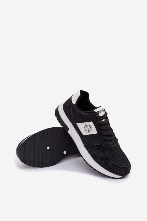 scarpe da ginnastica Scarpe modello sneakers per uomo Big Star TT174352 colore nero