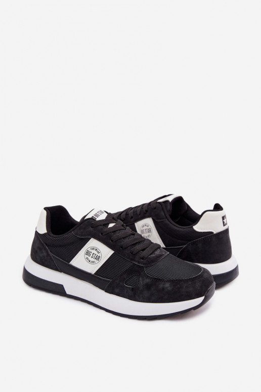 scarpe da ginnastica Scarpe modello sneakers per uomo Big Star TT174352 colore nero