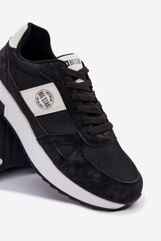 scarpe da ginnastica Scarpe modello sneakers per uomo Big Star TT174352 colore nero