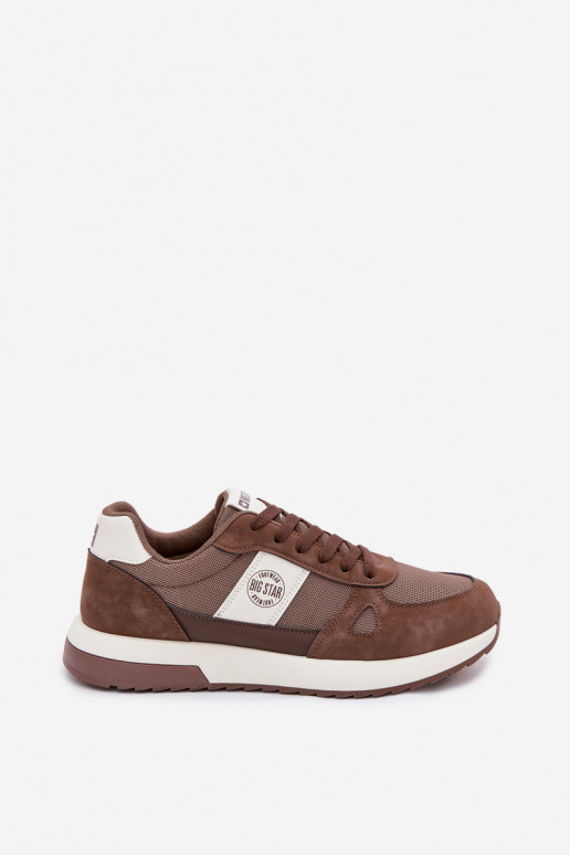 scarpe da ginnastica Scarpe modello sneakers per uomo Big Star TT174353 colore marrone