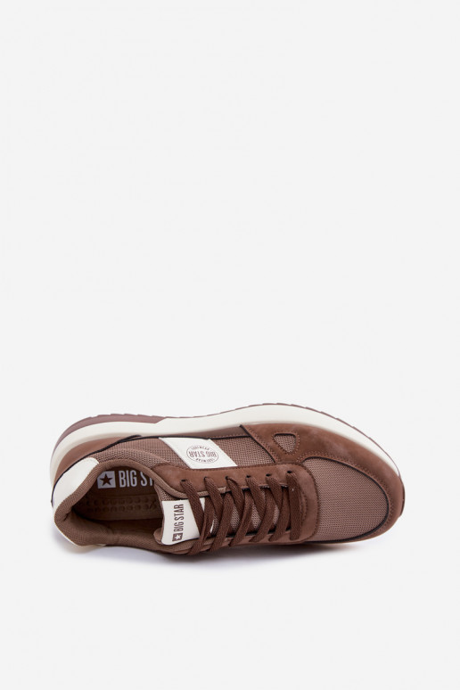 scarpe da ginnastica Scarpe modello sneakers per uomo Big Star TT174353 colore marrone