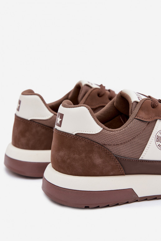 scarpe da ginnastica Scarpe modello sneakers per uomo Big Star TT174353 colore marrone