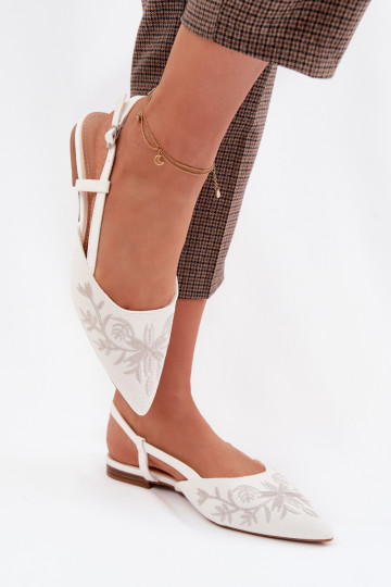 Sandali da donnaHaftem Abilitato isoscele Colore bianco Grelia