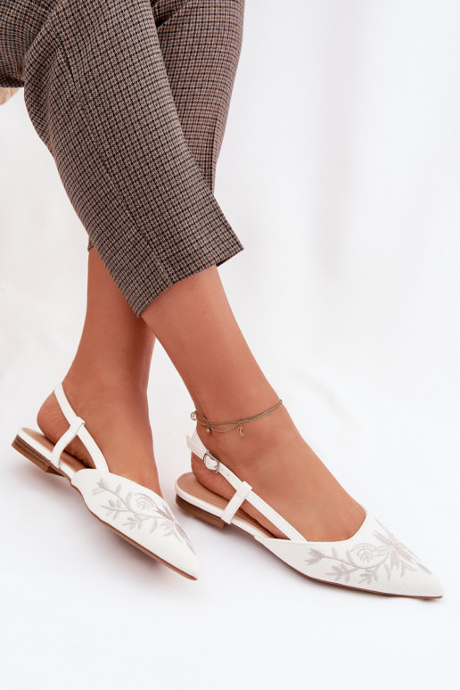 Sandali da donnaHaftem Abilitato isoscele Colore bianco Grelia