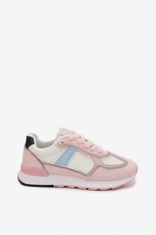 Scarpe modello sneakers Femminile in ecopelle colore rosa Kelira