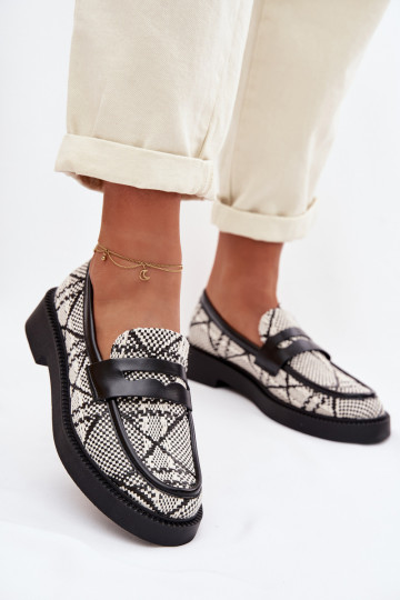 mocassini da donna Elegantellato colore nero Barisa 2